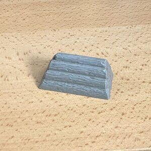 Vintage Marx Jellystone Park Western Ranch Playset Fort Apache LOG PILE Gray 60s